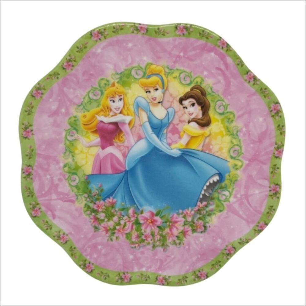 Disney Princess Aurora, Cinderella, Belle Snack Plate by Zak! Designs